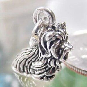 YORKSHIRE TERRIER CHARM IN STERLING SILVER